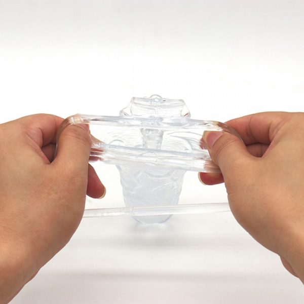 Capa Peniana Transparente C/ Vibrador e Anel de Escroto 19CM - Image 2
