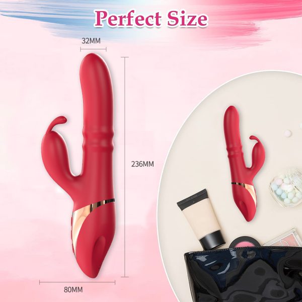Vibrador de Ponto G Vai e Vem + Estimulador de Clitóris USB - Image 7