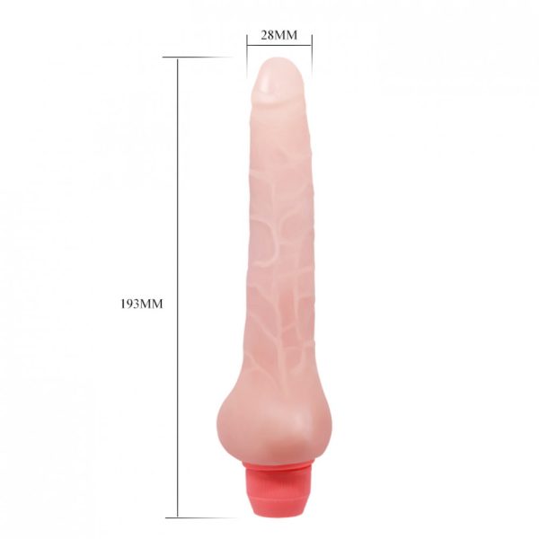 Pênis Realístico Com Vertebras e Vibrador 19x2,8CM FlexiVibe - Image 6