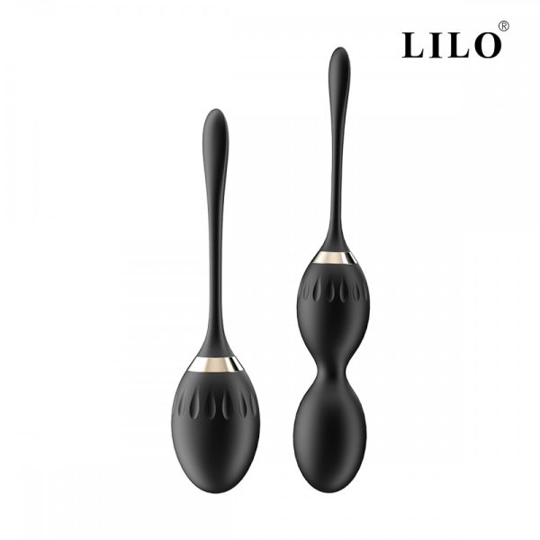 Bolas Pompoarismo com 3 Esferas na cor Preto - Kegel Ball - Image 2