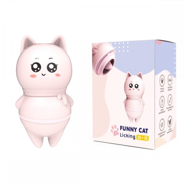 Vibrador Formato de Gato Com Língua Estimuladora de Clitoris - Image 11