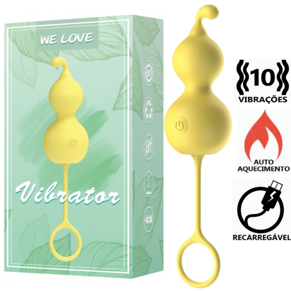 Vibrador Bullet Escalonado no Formato Cabaça com 10 Vibração