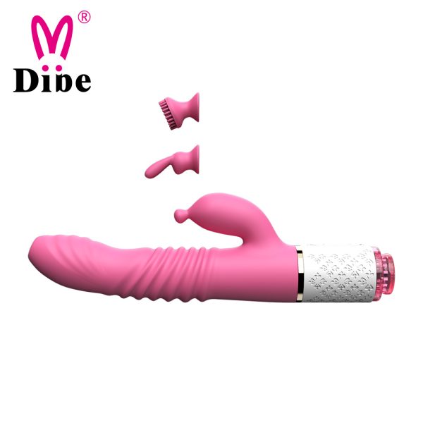 Vibrador Ponto G Com Estimulador Clitoriano de 03 Peças DIBE - Image 5