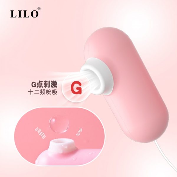 Vibrador Capsula Dupla Com Sugador e Língua Estimuladora USB - Image 4