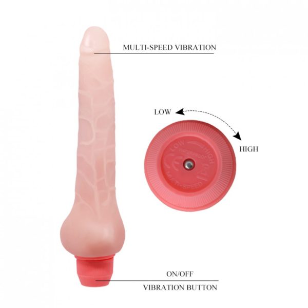 Pênis Realístico Com Vertebras e Vibrador 19x2,8CM FlexiVibe - Image 7