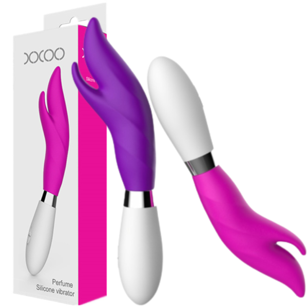Vibrador Ponto G Com Estimulador de Clitoris A Pilha