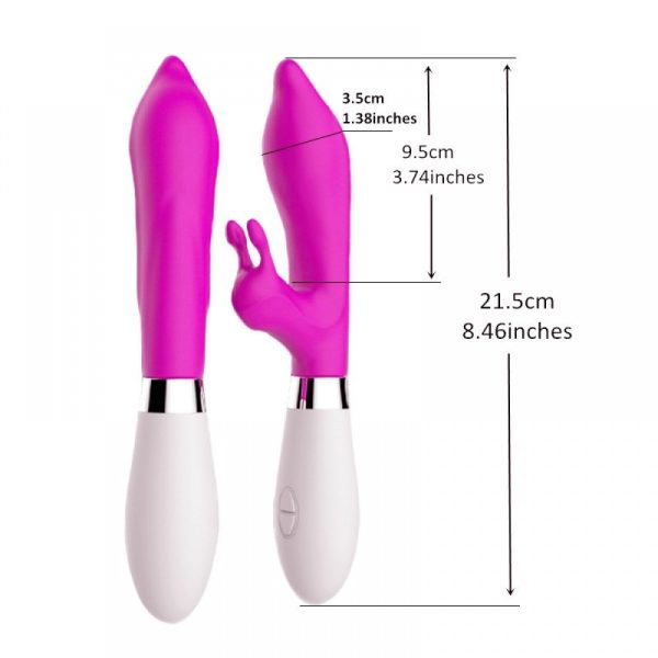 Vibrador Ponto G Com Estimulador Clitoriano de 10 Velocidade - Image 9
