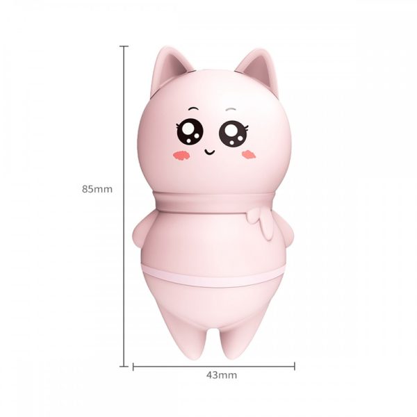 Vibrador Formato de Gato Com Língua Estimuladora de Clitoris - Image 5
