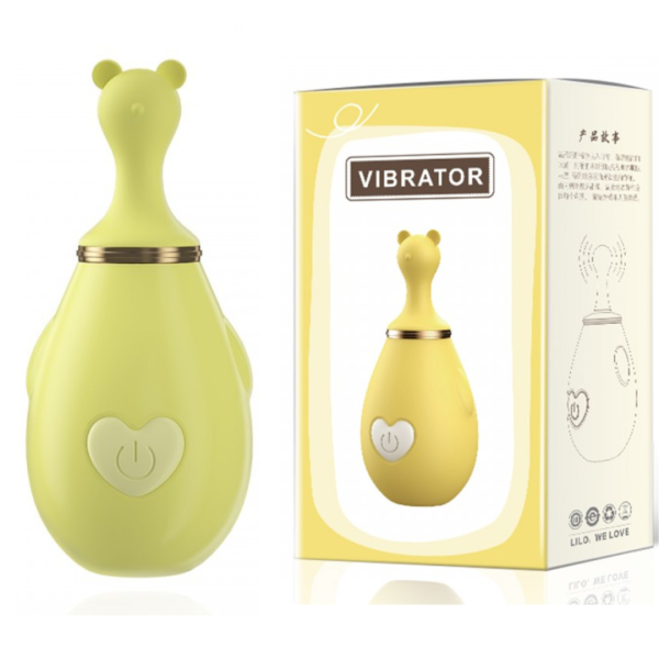 Mini Vibrador de Clitóris Recarregável e 6 Modos de Vibração