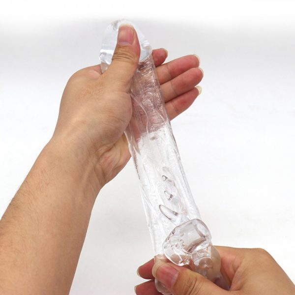 Capa Peniana Transparente C/ Vibrador e Anel de Escroto 19CM - Image 6