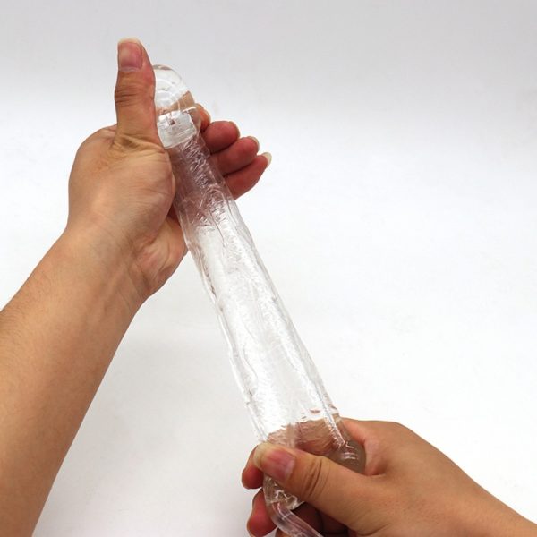 Capa Peniana Transparente C/ Vibrador e Anel de Escroto 19CM - Image 9
