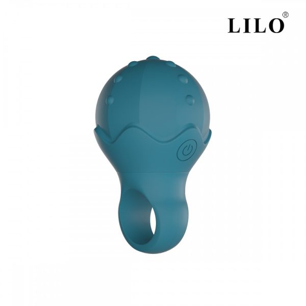 Anel Magic Ring Vibrator na cor Verde Recarregável - Lilo - Image 3