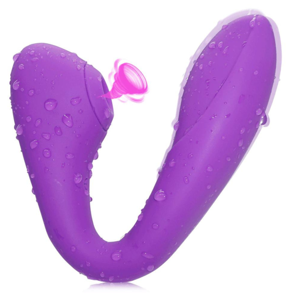 Vibrador Flexível Com Sugador de Clitóris 10 Velocidades USB - Image 7