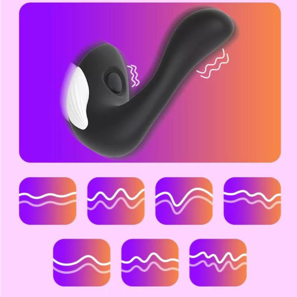 Vibrador Ponto G Recarregável com Controle de 7 Velocidades - Image 5