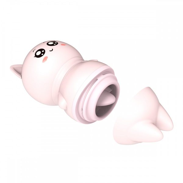 Vibrador Formato de Gato Com Língua Estimuladora de Clitoris - Image 8