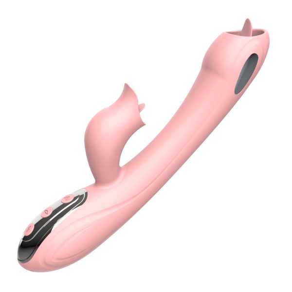 Vibrador Ponto G e Clitoriano com Línguas Estimuladoras, USB - Image 7