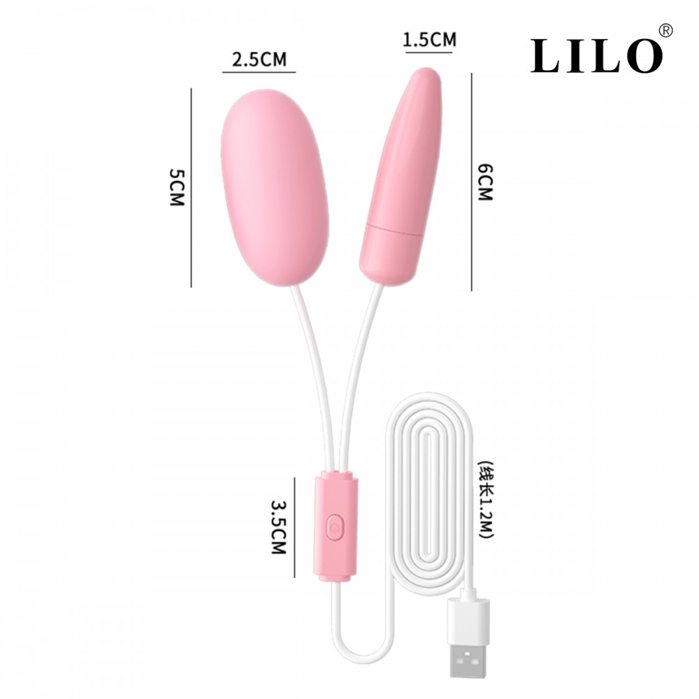 Vibrador Com Ponta Dupla, Bullet e Capsula de 12 Velocidades - Imagem 5