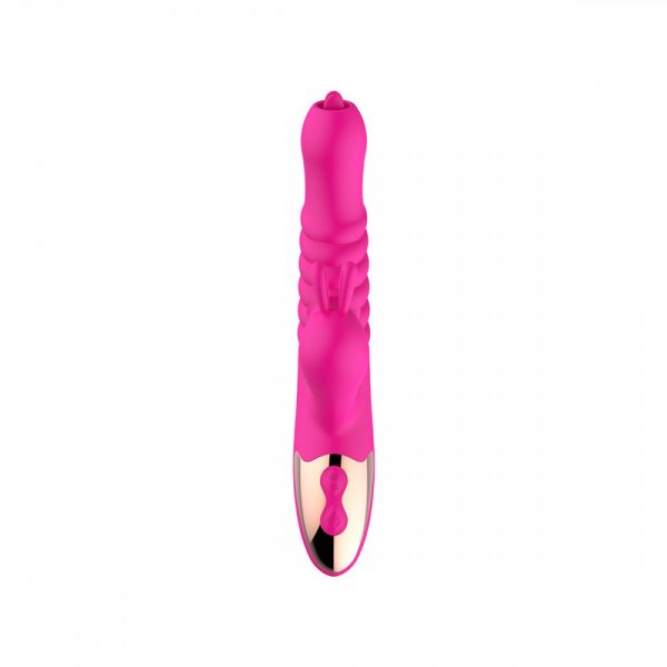 Vibrador Com Vai e Vem e Língua + Estimulador com Sucção USB - Image 8