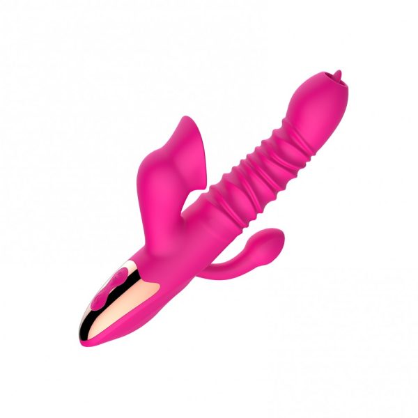 Vibrador Triplo Estimulador De Ponto G, Clitóris e Anal DIBE - Image 4