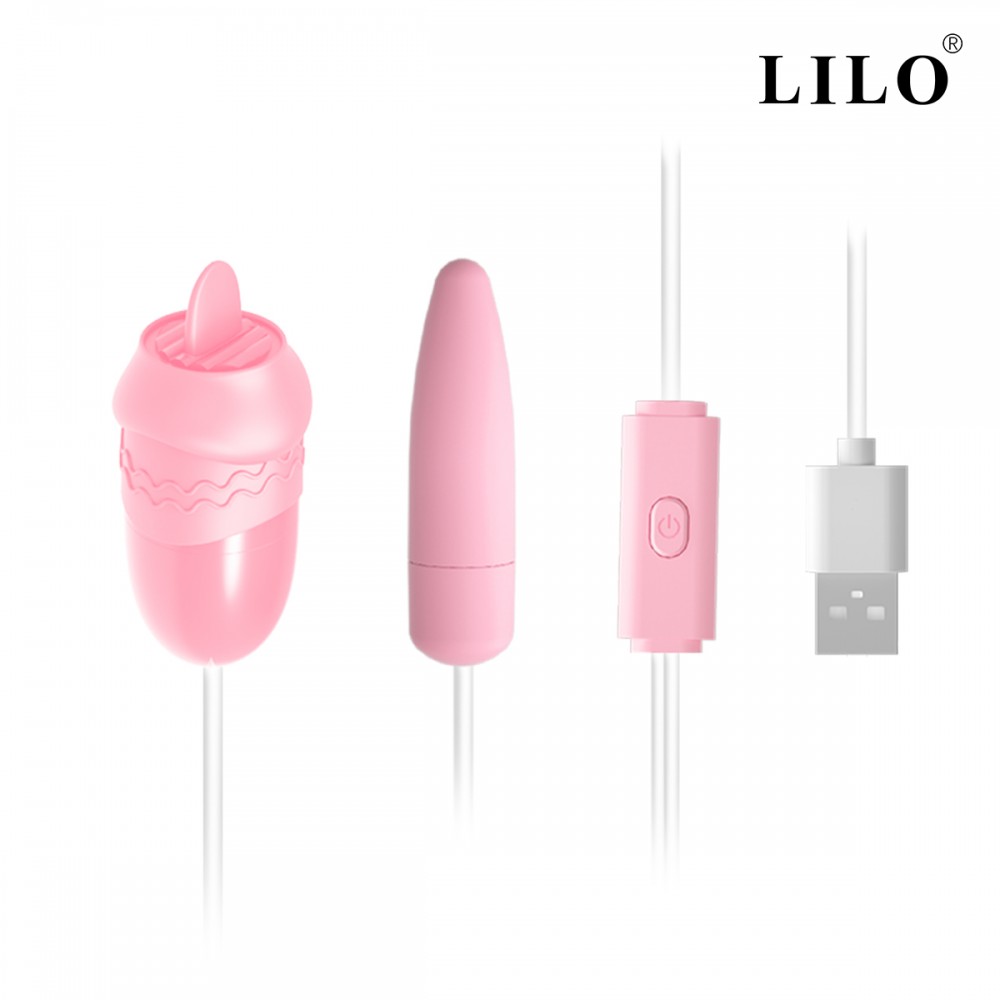 Vibrador Ponta Dupla Com Capsula e Língua Estimuladora - USB - Imagem 7