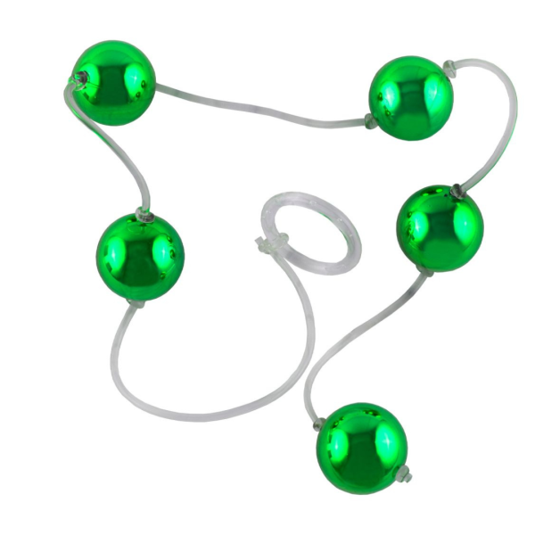 Bolinha Tailandesa 05 Esferas Metalizada Verde 2Cm Êxtase - Image 2