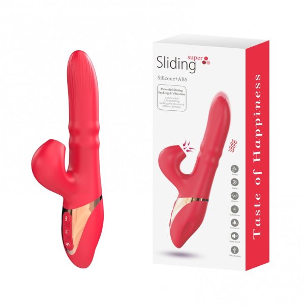 Vibrador Ponto G e Estimulador de Clitóris C/ Sucção Sliding - Image 6