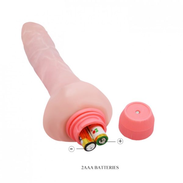 Pênis Realístico Com Vertebras e Vibrador 19x2,8CM FlexiVibe - Image 2