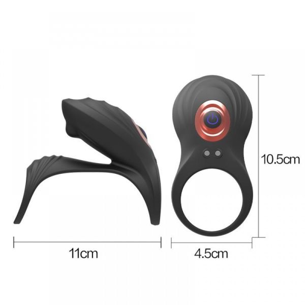 Anel Peniano Com Estimulador Massageado de Clitóris - USB - Image 4