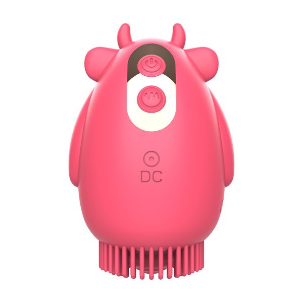 Vibrador Com Cerdas e Sugador Para Estimular Clitóris e Seio - Image 4