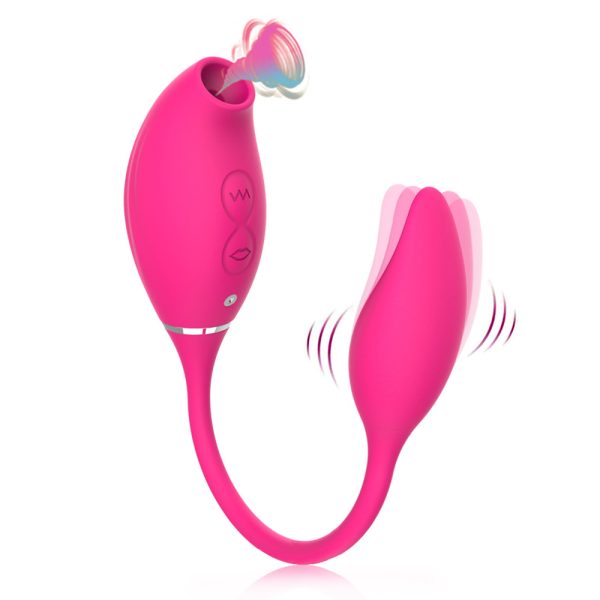 Vibrador Duplo Estimulador de ponto G e Clitóris com Sucção - Image 7
