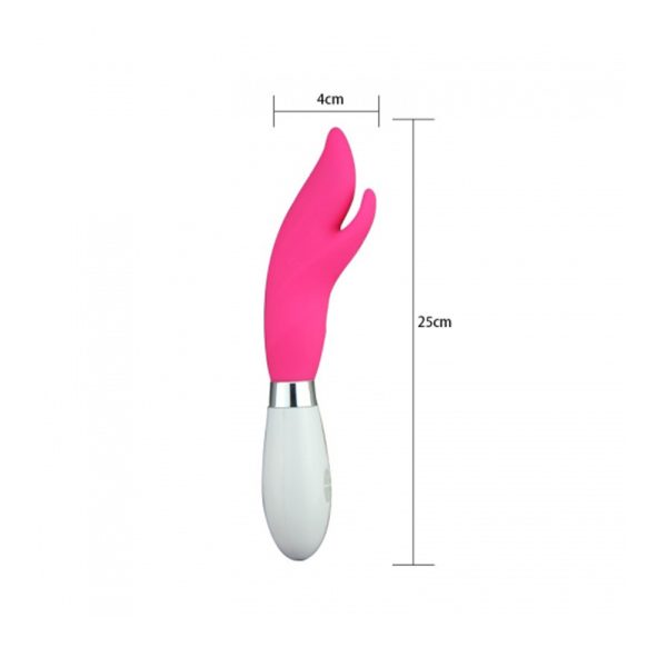 Vibrador Ponto G Com Estimulador de Clitoris A Pilha - Image 4