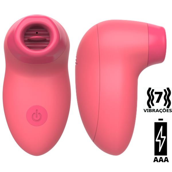 Vibrador Estimulador Clitoriano Aveludado com 7 Pulsações