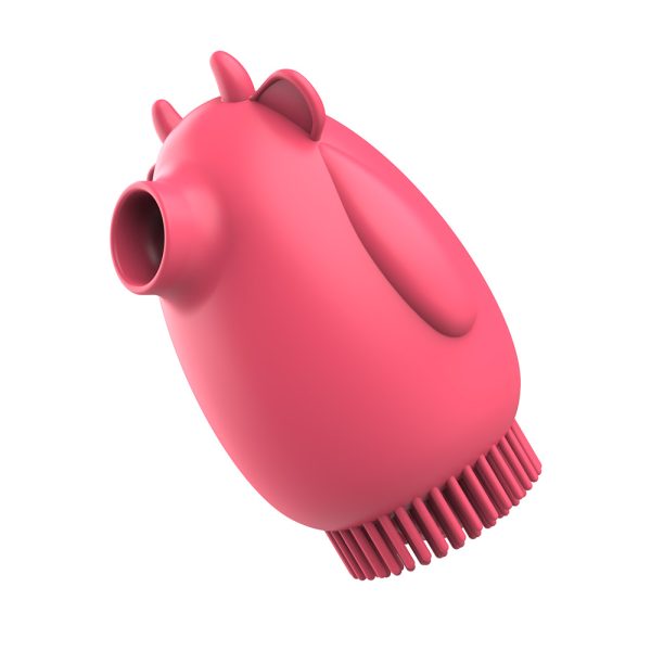 Vibrador Com Cerdas e Sugador Para Estimular Clitóris e Seio - Image 3