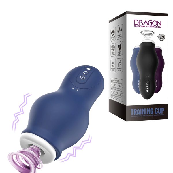 Masturbador Masculino Com Vibração e sucção Multivelocidade