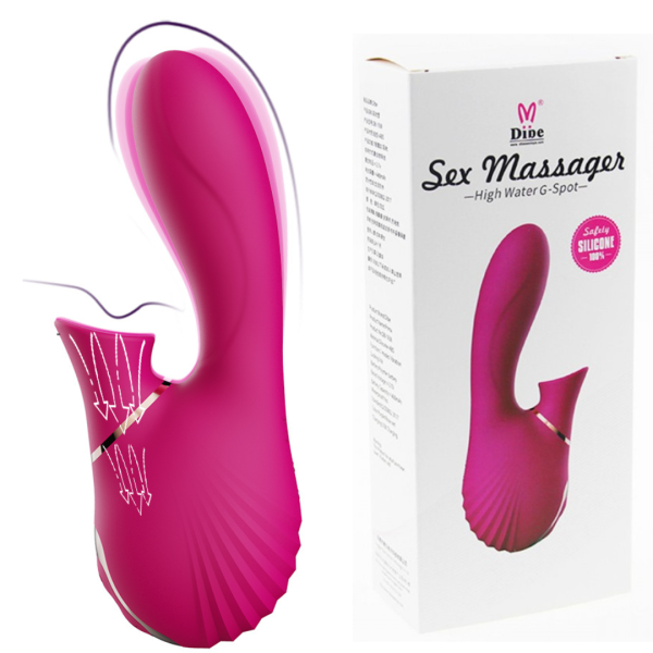 Vibrador com 7 Modos de Pulsações e Vibrações Recarregavel