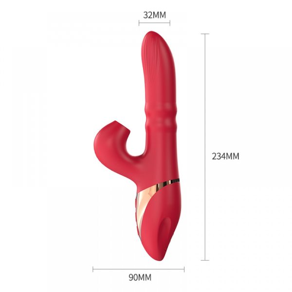 Vibrador Ponto G e Estimulador de Clitóris C/ Sucção Sliding - Image 5