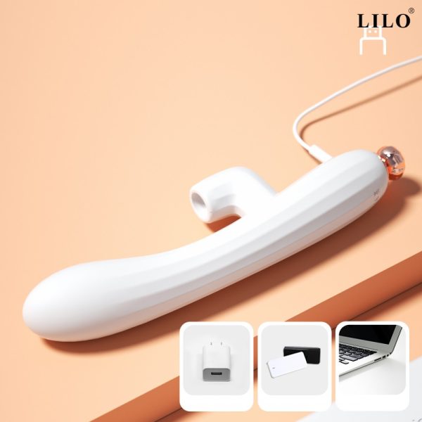 Vibrador de Ponto G e Clitóris c/ Pulsação Recarregável Lilo - Image 6