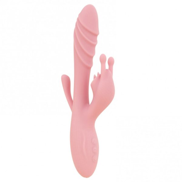 Vibrador de Ponta Tripla Multivelocidade com Aquecimento USB - Image 4