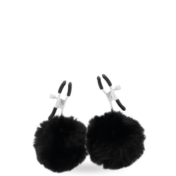 Grampos para Mamilos com Presilhas Ajustáveis + Pompom Preto - Image 3