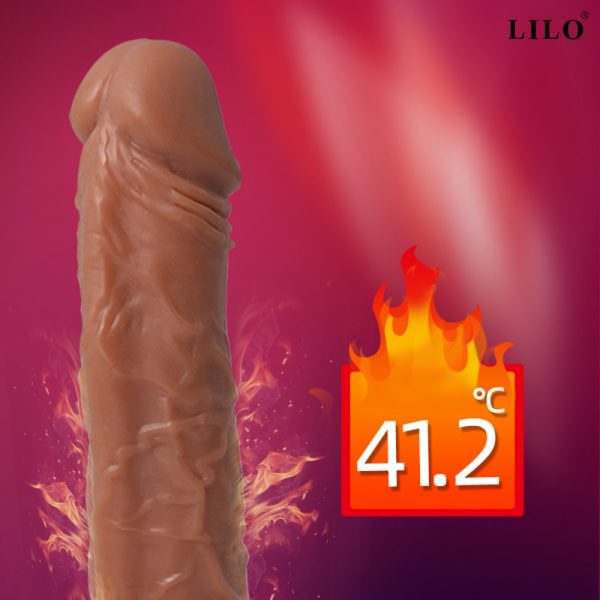 Pênis Realístico Com Vibrador e Aquecimento 20x4cm - USB - Image 6