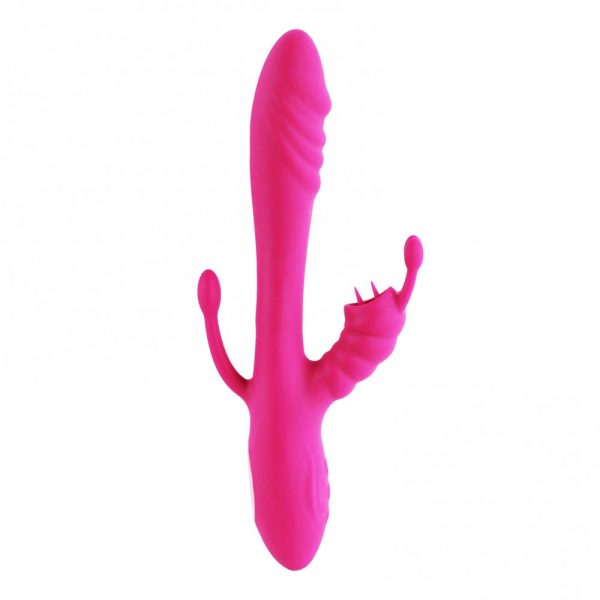 Vibrador Ponto G + Estimulador de Clitóris com Língua - USB - Image 5