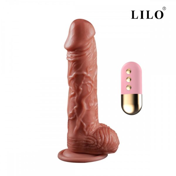 Pênis Realístico Com Vibrador e Aquecimento 20x4cm - USB - Image 4