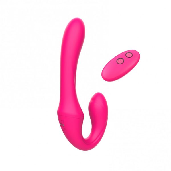 Jiaolong Vibrador duplo Straplass Com 7 Velocidades - I-Moon - Image 9