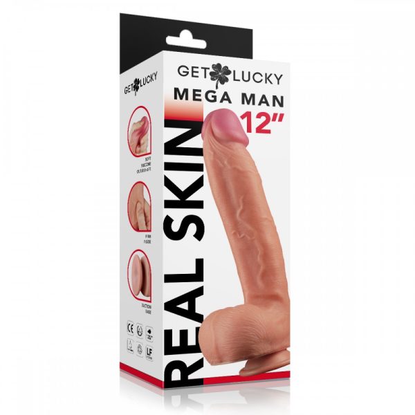 Penis Gigante e Grosso com Camada Dupla + Ventosa 30,5x5,8CM - Image 6