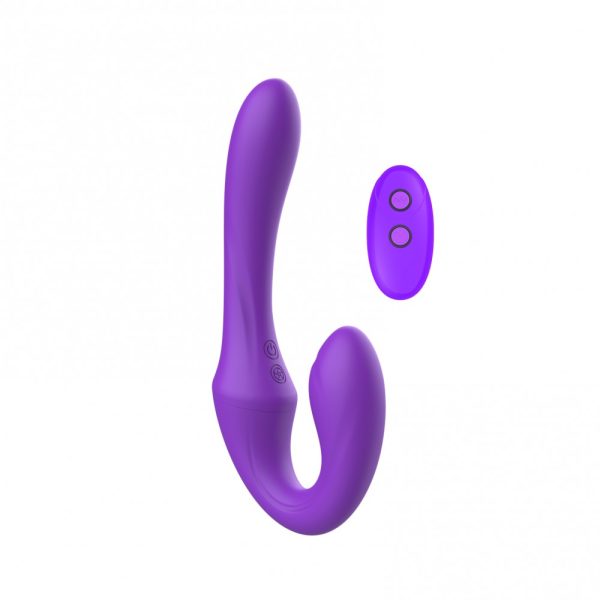 Jiaolong Vibrador duplo Straplass Com 7 Velocidades - I-Moon - Image 5