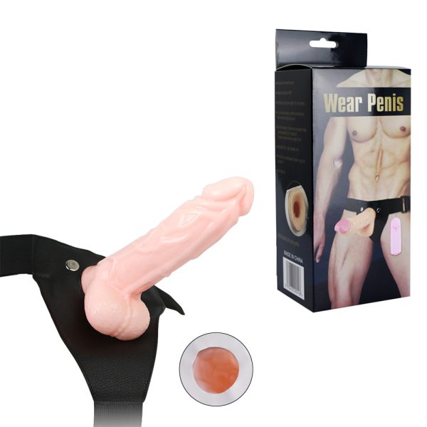 Capa Peniana Realista Com Cinta de Alça Elástica, Wear Penis - Image 7