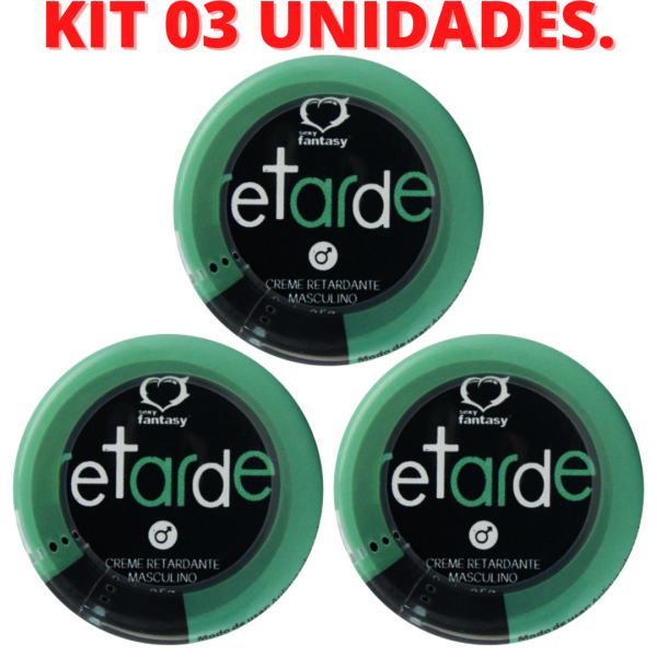 KIT 03 Gel Masculino Retarda Ejaculação Retarde Sexy Fantasy - Image 2