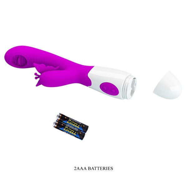 Vibrador de Ponto G com Língua, Clitóris com Borboleta Moth - Image 6