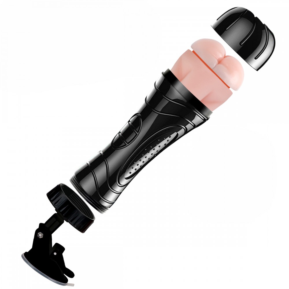 Masturbador Lanterna Com Ventosa e Orifício Formato de Anus - Imagem 2