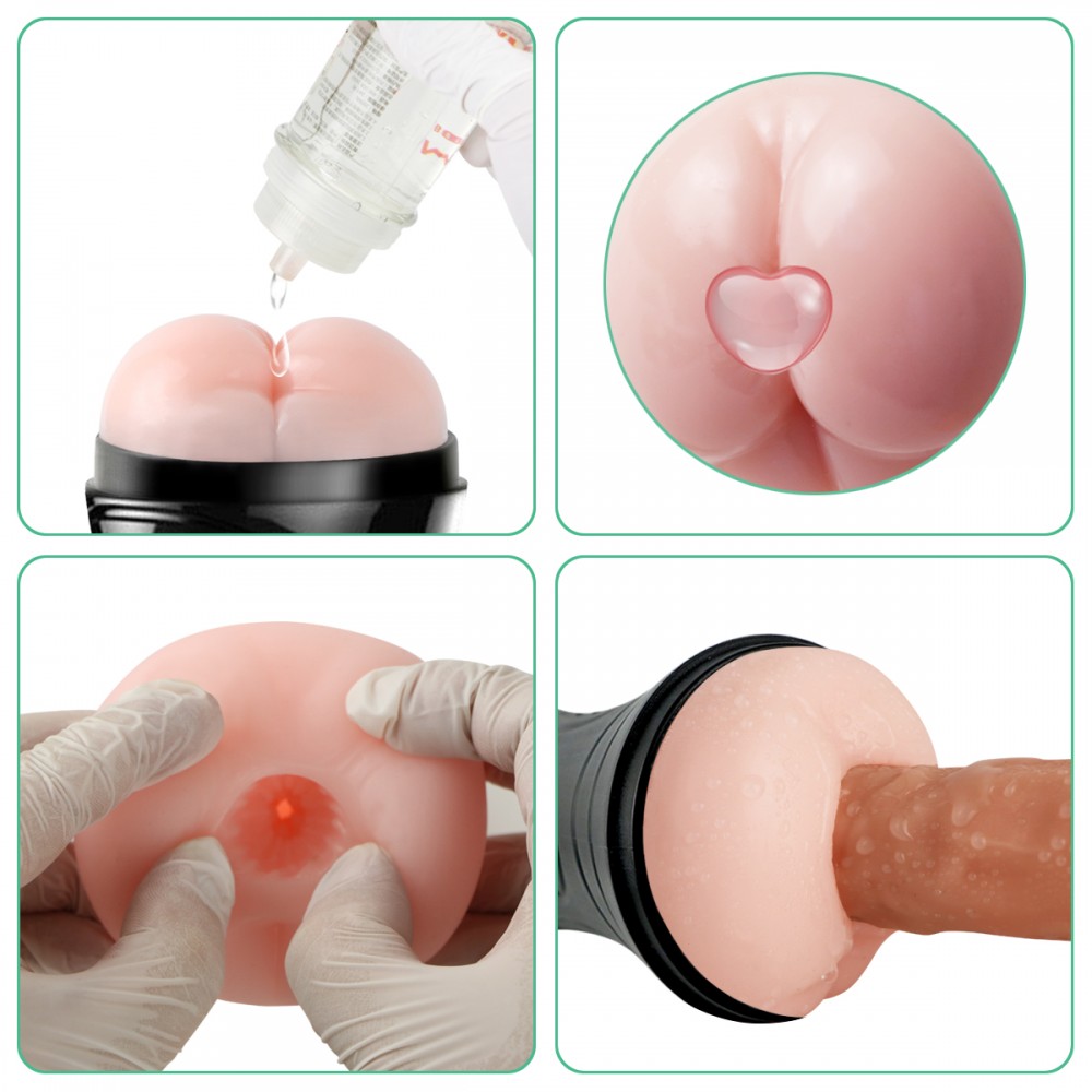 Masturbador Lanterna Com Ventosa e Orifício Formato de Anus - Imagem 8